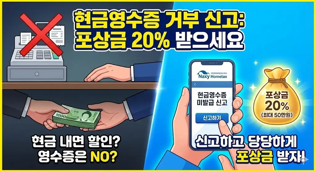 현금영수증 거부 신고