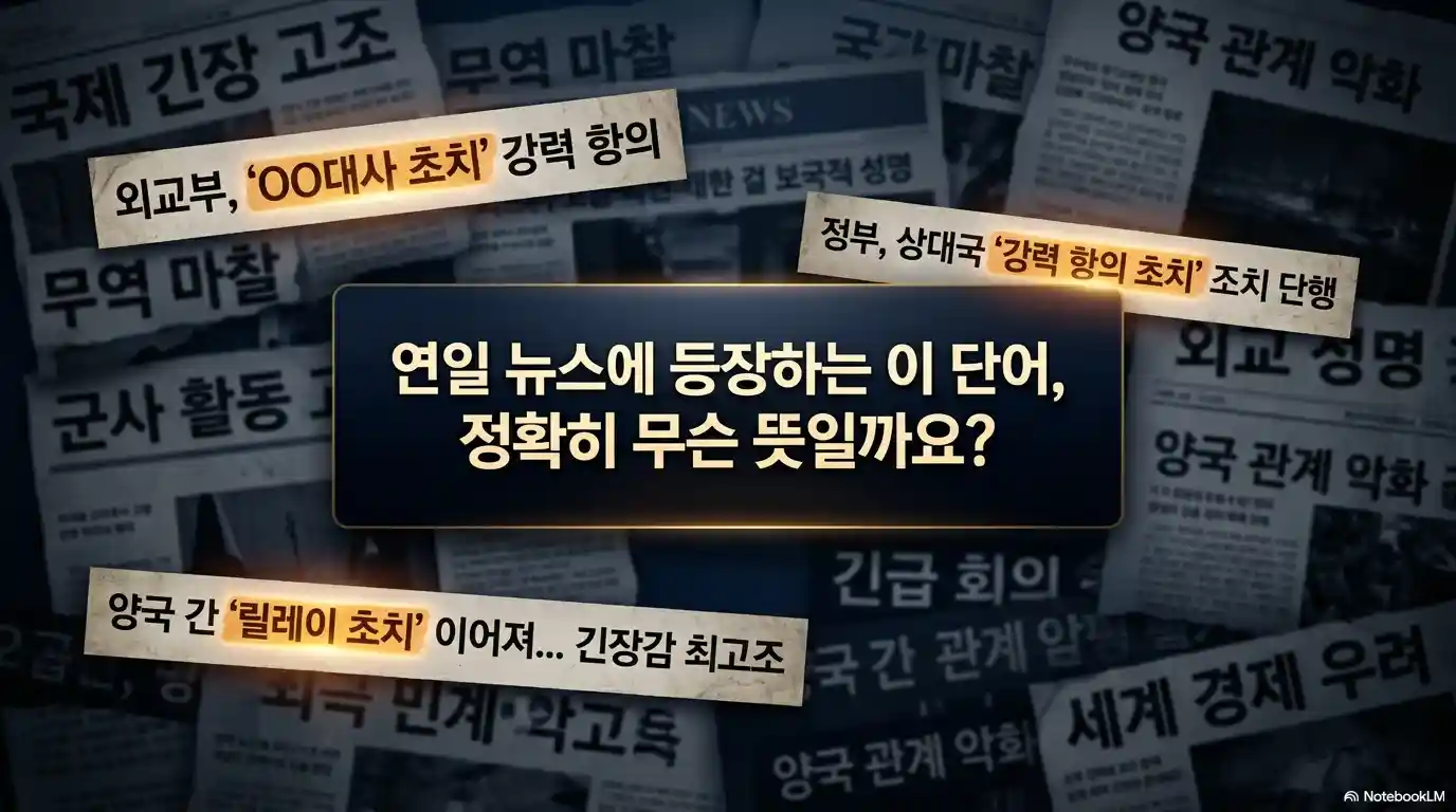 연일 뉴스에 등장하는 단어 초치