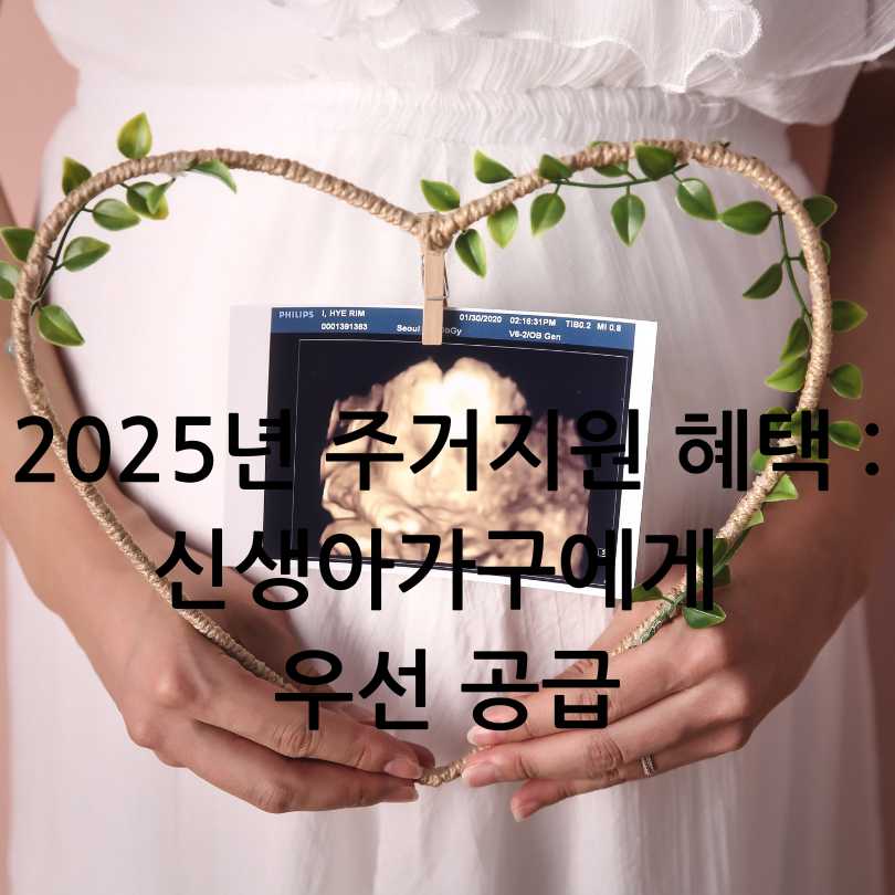 2025년 주거지원 혜택