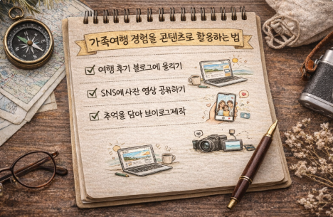 여행 경험 콘텐츠로 활용