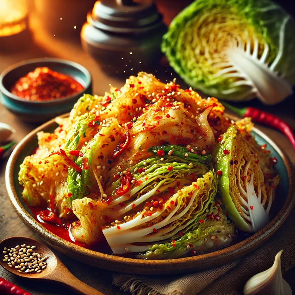 초스피드 배추 겉절이 반찬