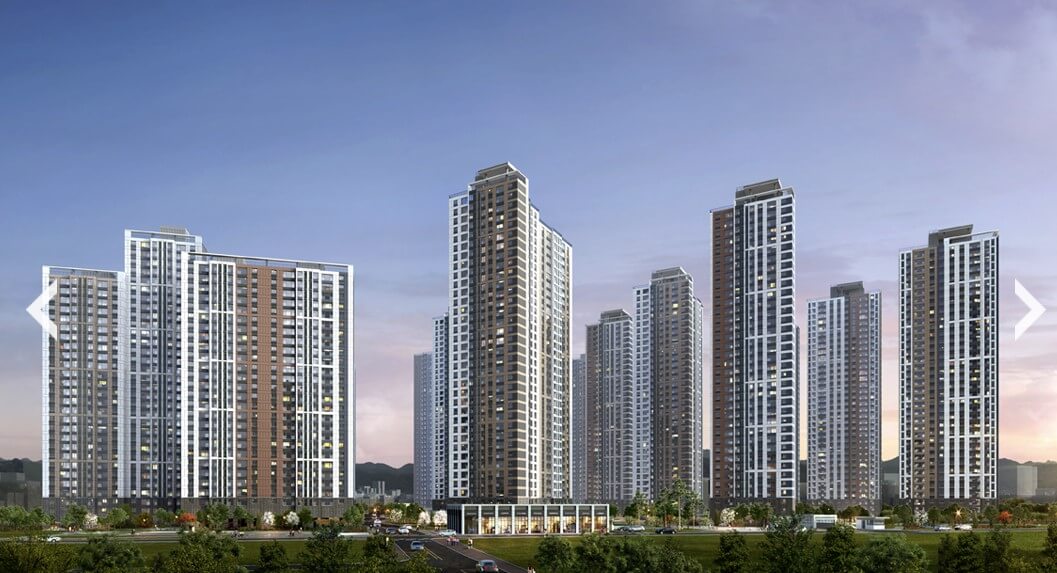 의정부역 센트럴자이 앤 위브캐슬 조감도