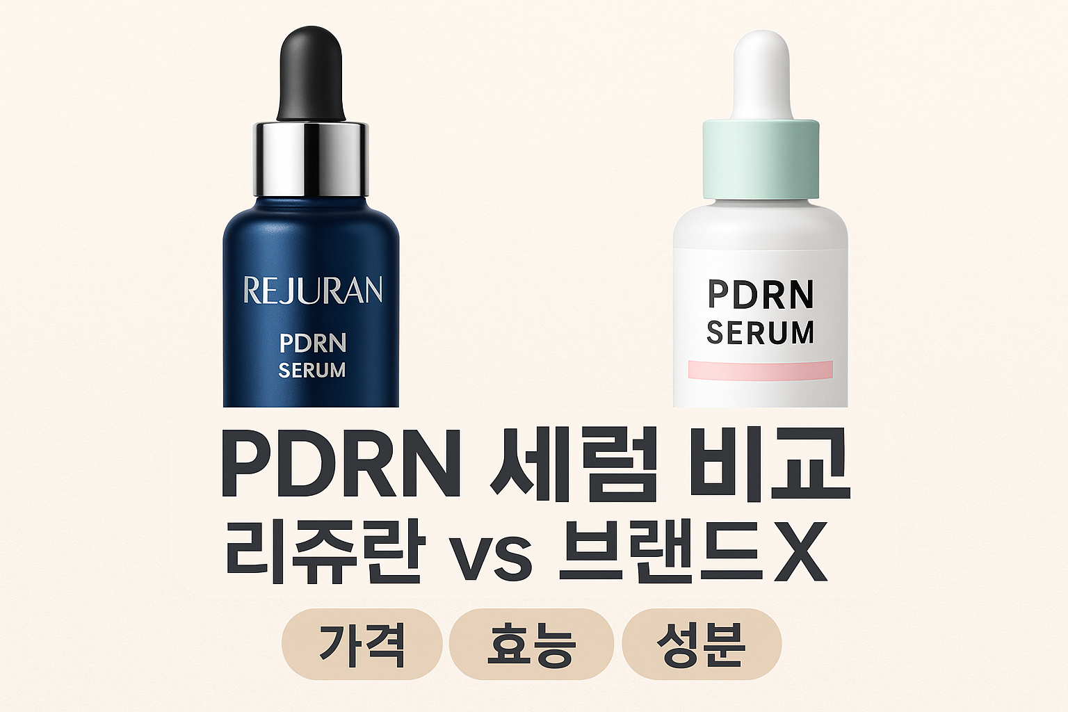 PDRN 세럼 비교 리쥬란 vs 브랜드X &ndash; 2025년 가격, 효능, 성분, 실제 후기까지 총정리! 관련 사진