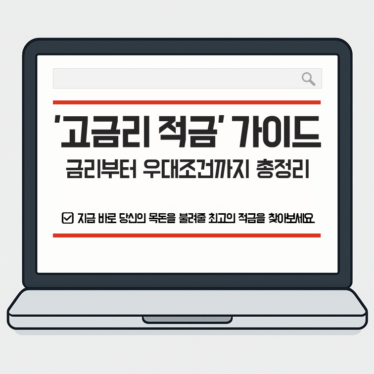 사회초년생을 위한 '고금리 적금' 가이드: 금리부터 우대조건까지 총정리 안내 썸네일 이미지