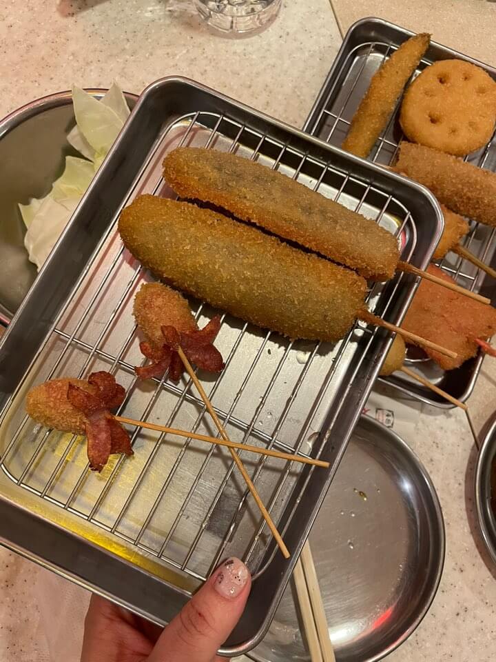 후쿠오카-가성비-맛집-킷테-하카타-튀김꼬치