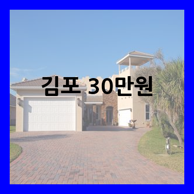 김포 30만원