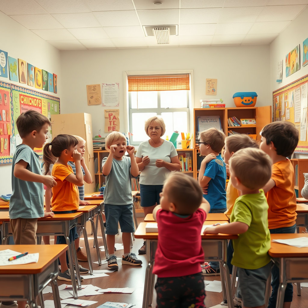 화를 내는 아이