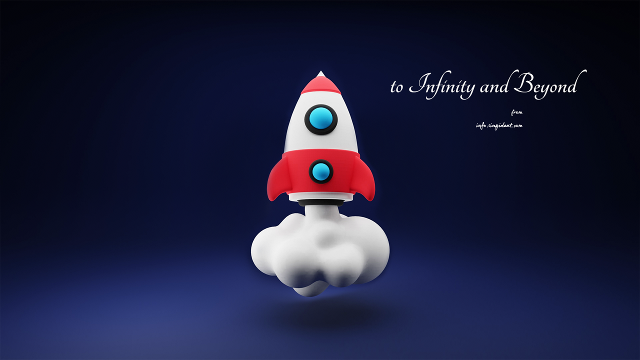 04 우주선 3D 다크 C - to Infinity and Beyond 우주배경화면