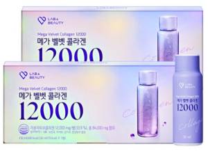 랩앤뷰티 메가 벨벳 콜라겐 12000 마시는 앰플 7p 2주분 210ml, 2개