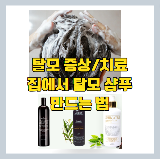 탈모에 좋은 샴푸 성분과 집에서 커피 샴푸 만드는 법 ❘ 탈모 원인, 증상 , 치료 방법 정리
