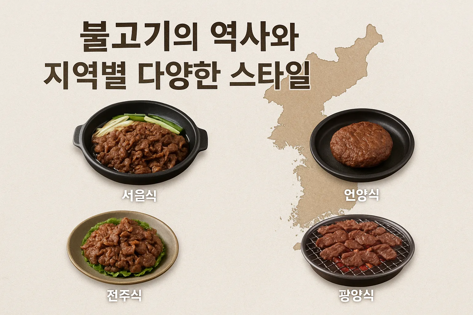 불고기의 역사와 지역별 다양한 스타일