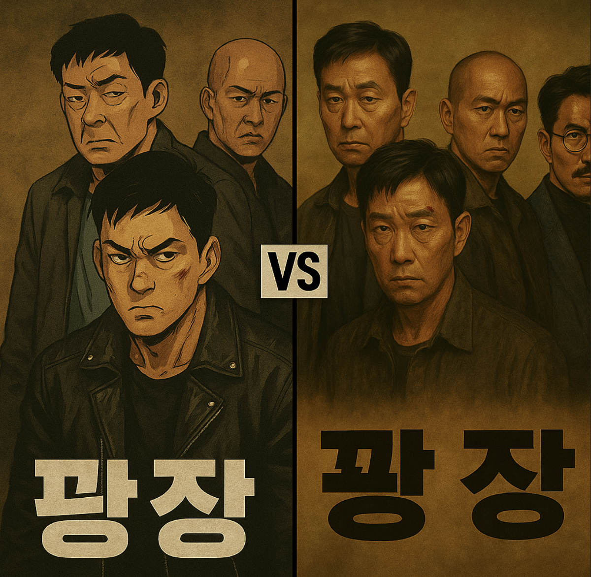 광장 웹툰 드라마 차이