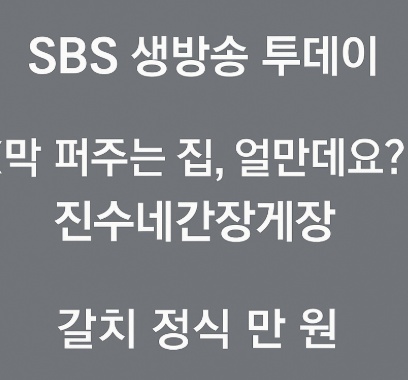 SBS생방송투데이