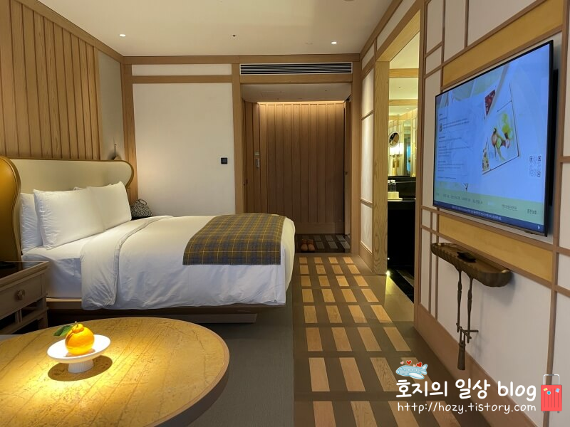 제주 JW메리어트 디럭스룸 침실