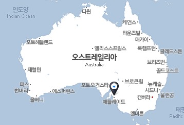 호주-지도