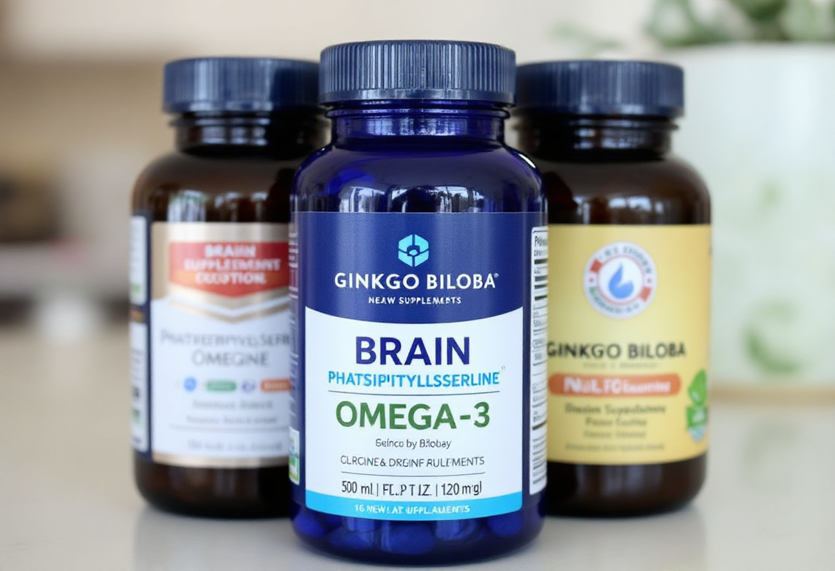 뇌 기능 향상에 도움 되는 주요 영양제 이미지