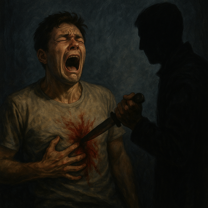 칼에 찔리는 꿈