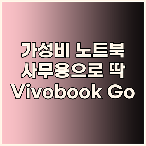 에이수스 Vivobook Go 15 