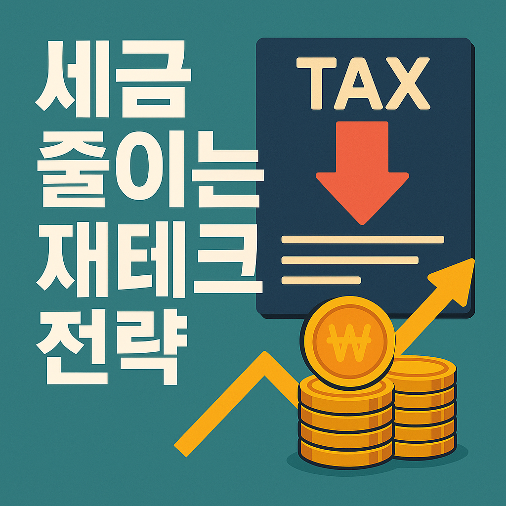 세금 줄이는 재테크 전략 7가지