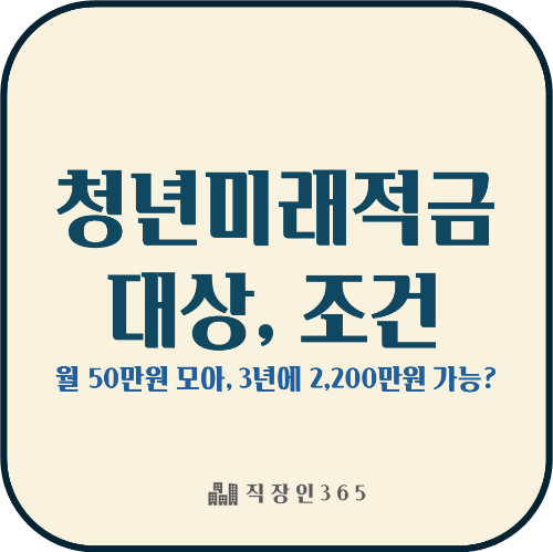 청년미래적금 소개글 썸네일