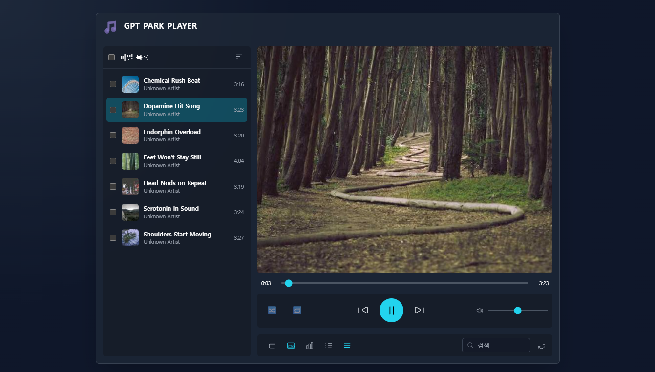GPT PARK MUSIC PLAYER