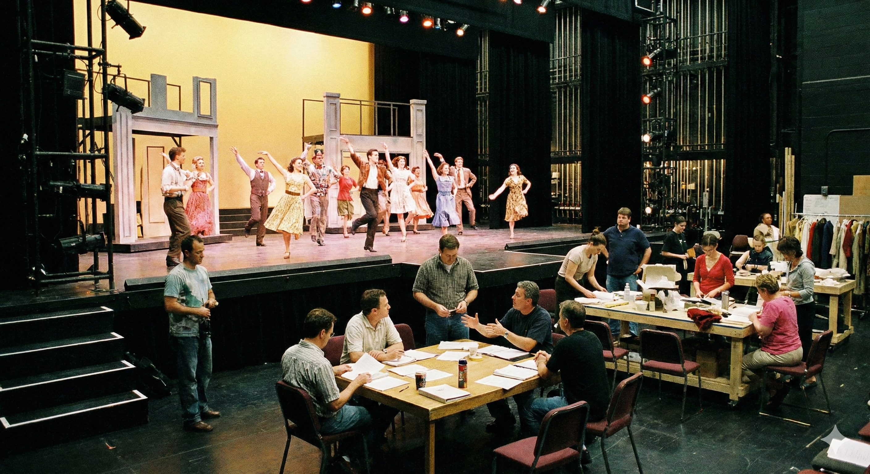 뮤지컬 제작 방식 이해를 돕는 이미지