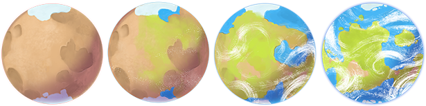 플랜비 테라폼 바다와 강 형성