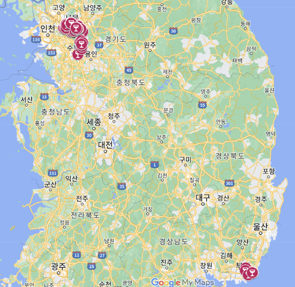 전국 콜키지프리 맛집 지도