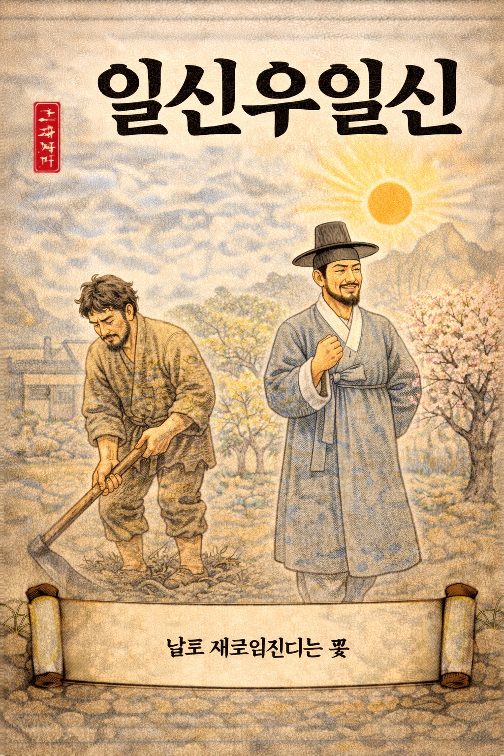 일신우일신 사자성어 이미지