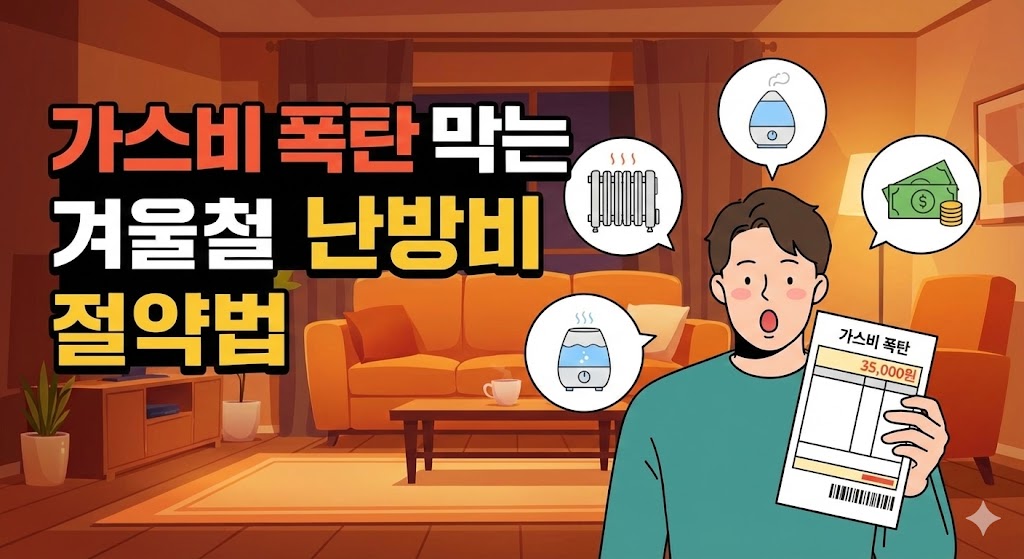 겨울철 난방비(도시가스) 절약 꿀팁 4가지