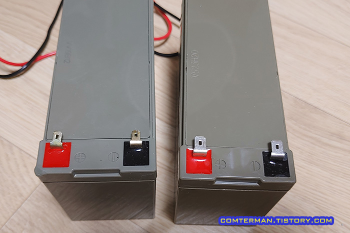 ES 7-12 배터리 F1 F2 단자