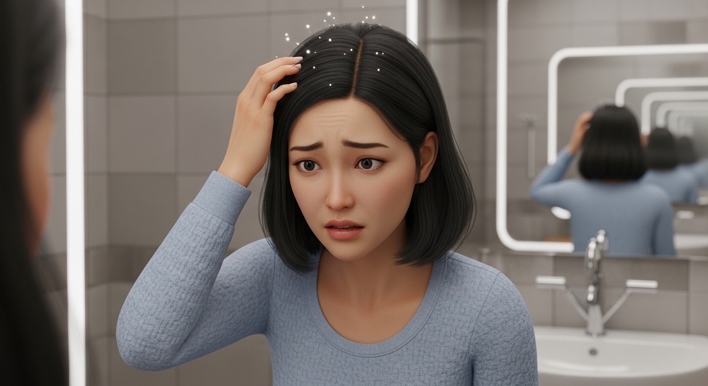 정수리냄새, 두피열내리기