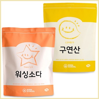 화장실 청소의 강자 워싱소다와 구연산