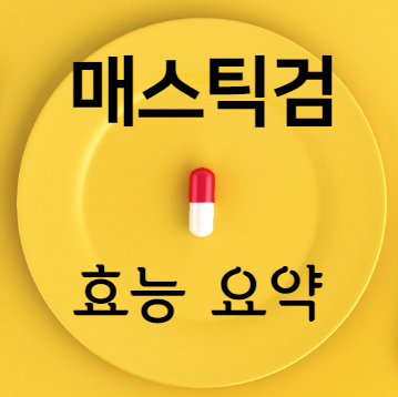 매스틱검 효능 요약