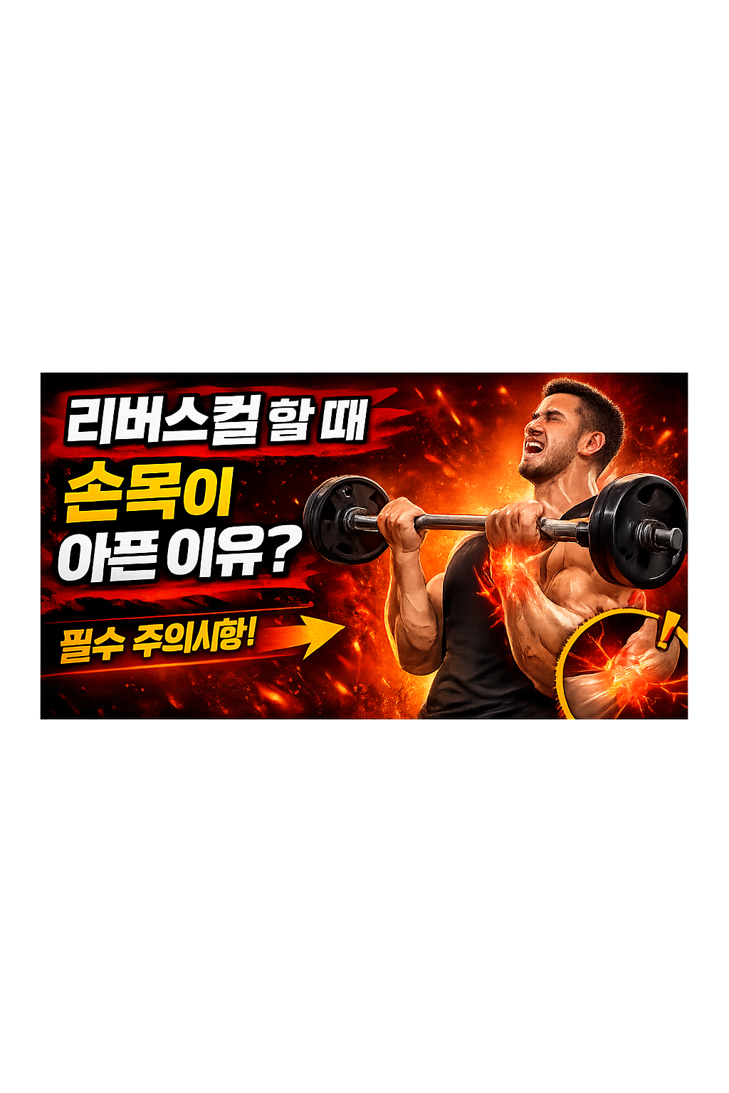 리버스컬인데 손목 아픈 이유
