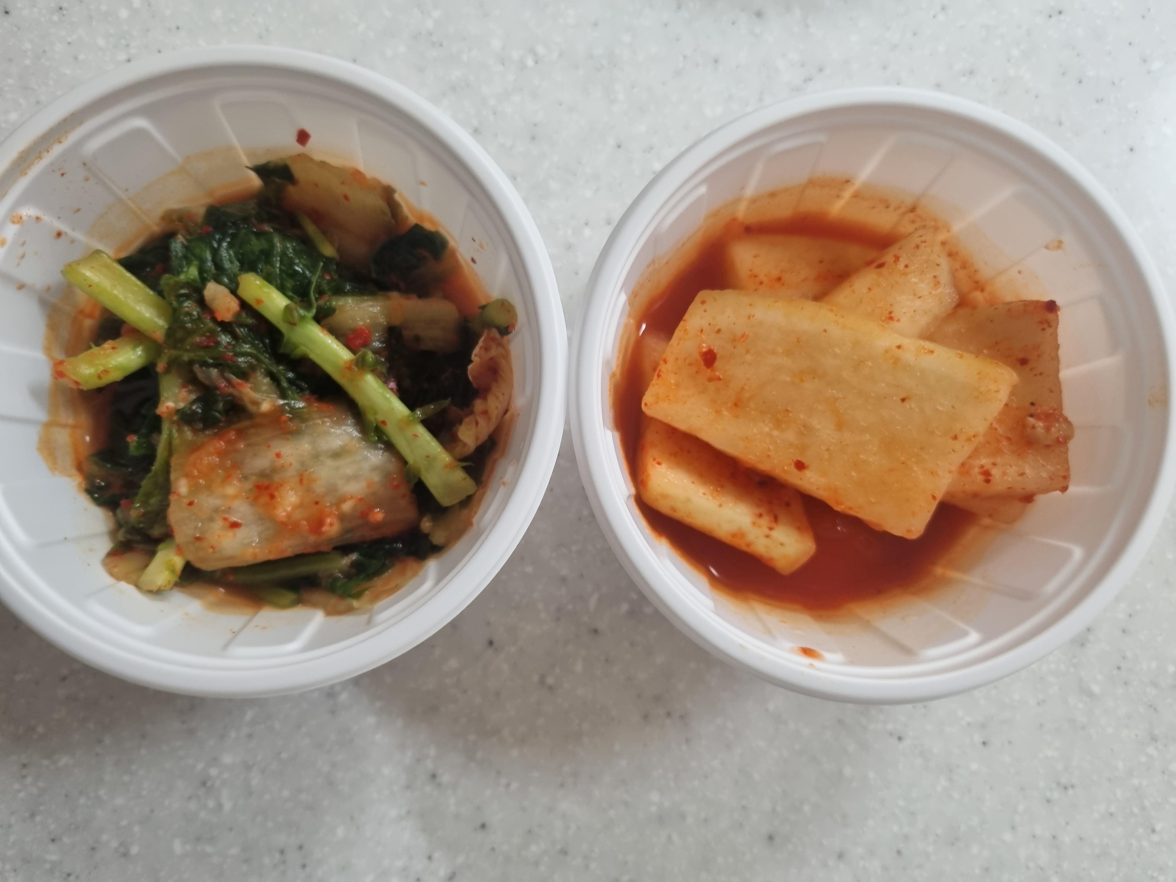원주 신촌막국수 밑반찬