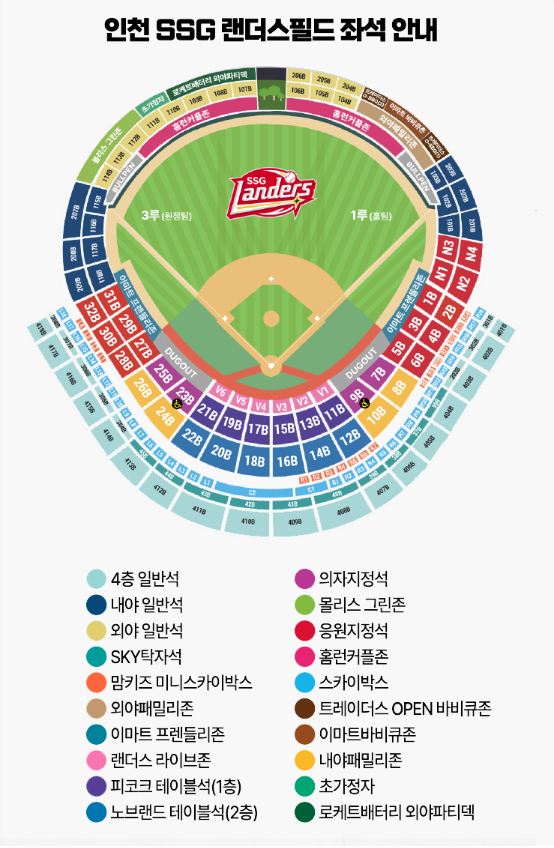 인천SSG랜더스필드좌석