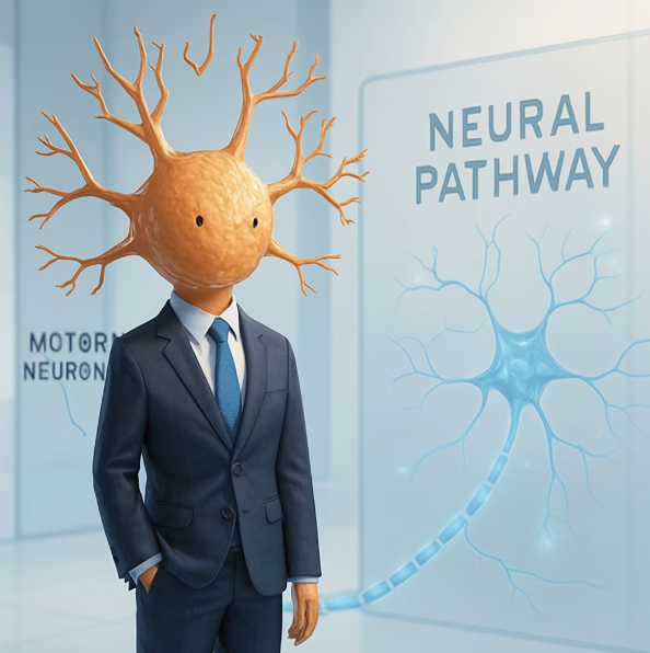 뇌의 명령이 전달되지 않는 병