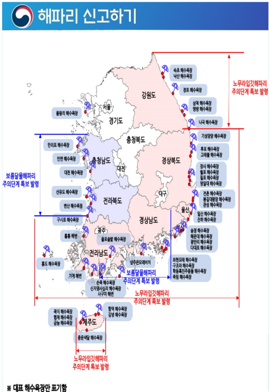2024 해파리 신고 사이트