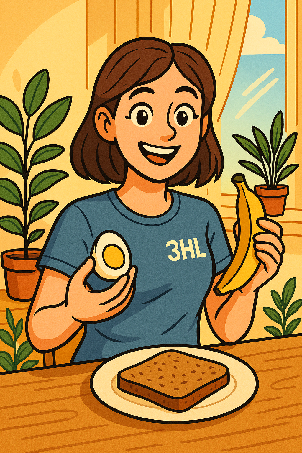 건강식을 먹고있는 여성