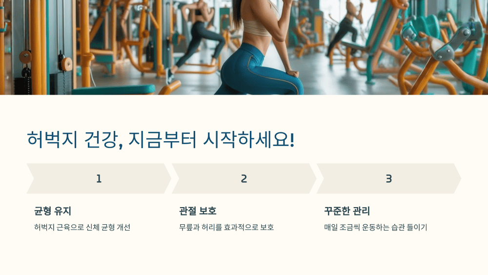 허벅지 건강 지금부터 시갖하세요!