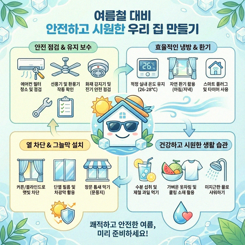 사계절 우리 집 꼼꼼 점검 생활 팁