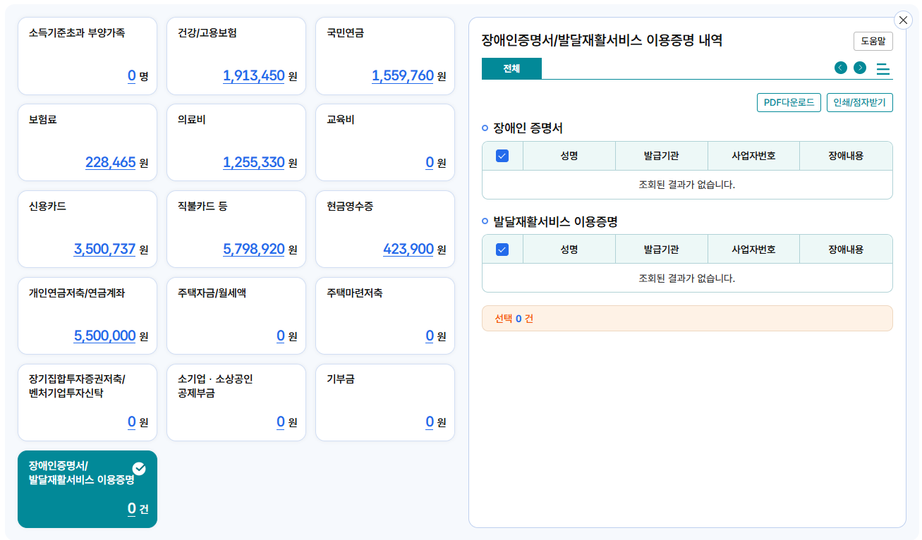 연말정산 주택담보대출 이자상환증명서 발급과 제출 흐름을 보여주는 안내 이미지