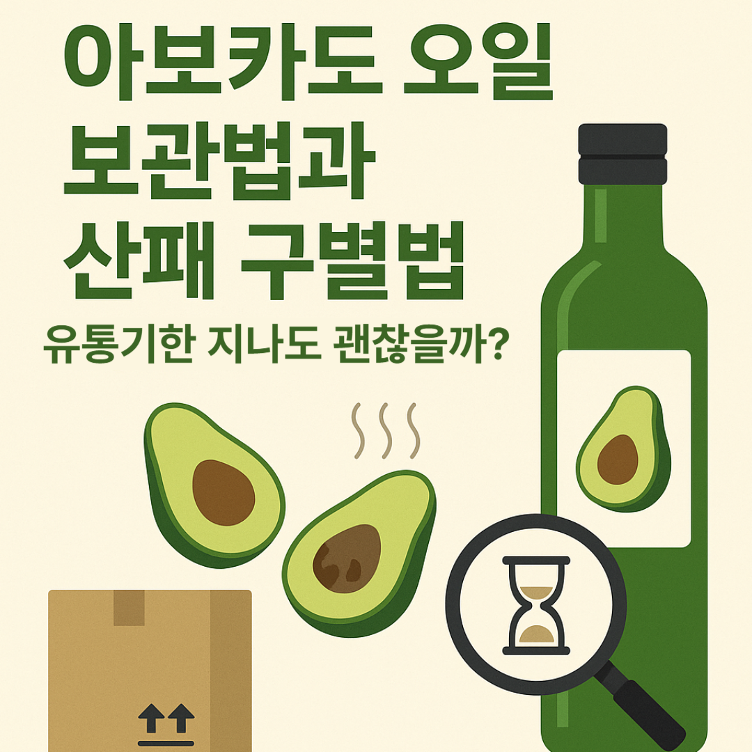 아보카도 오일 보관법과 산패구별법 썸네일
