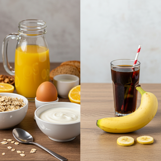 아침에 좋은음식, 공복에 먹으면 안되는 음식