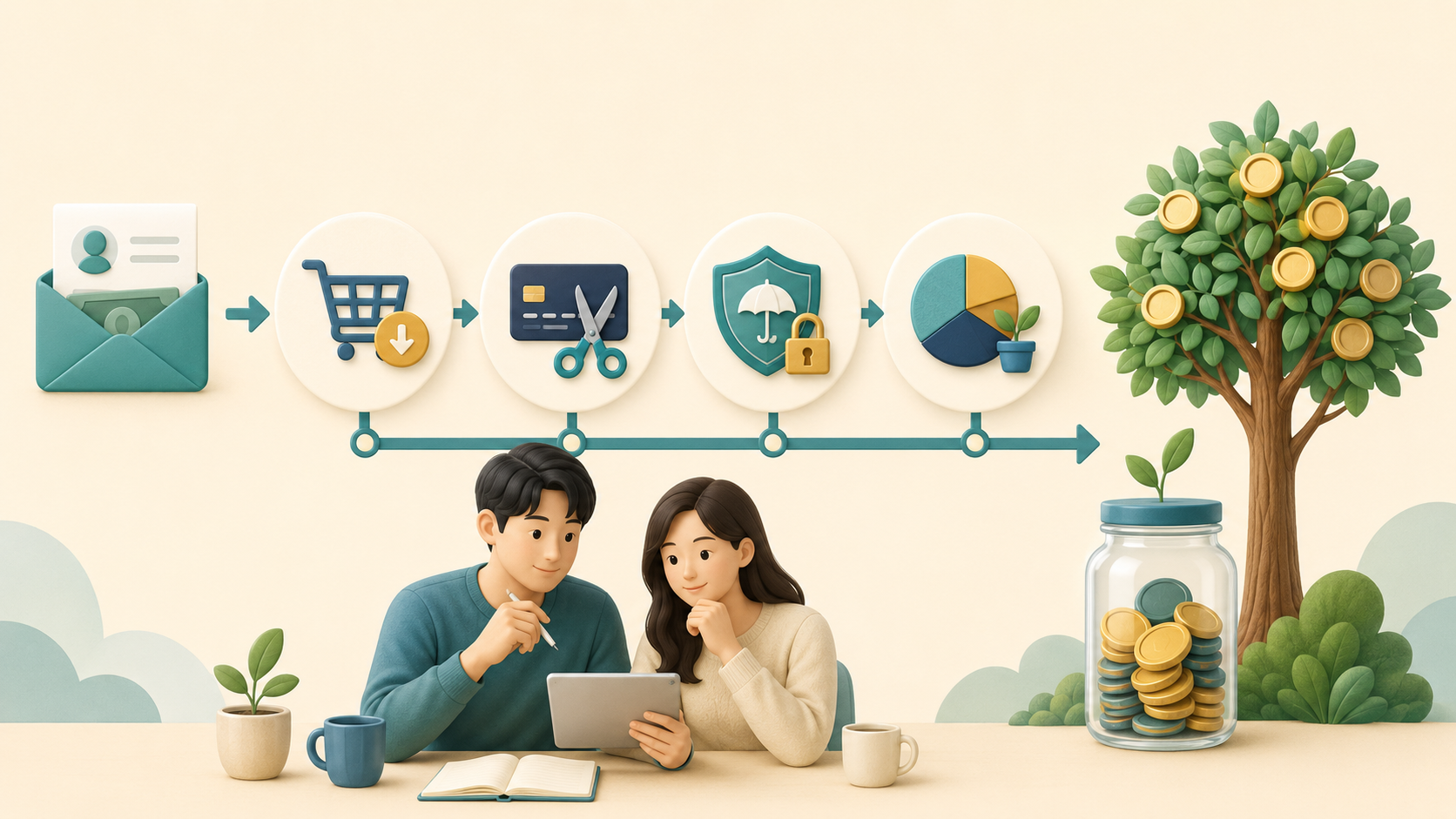 돈이 쌓이는 구조를 만드는 과정