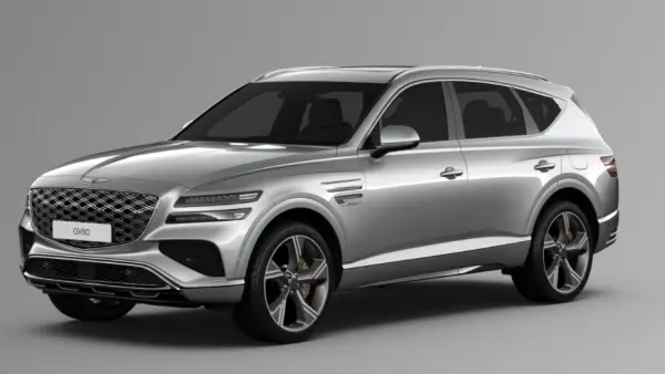 제네시스gv80 세빌 실버 색상