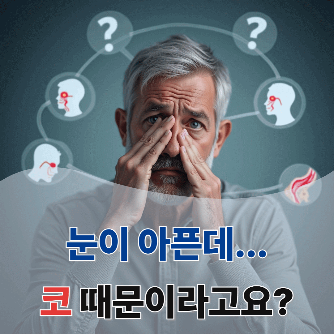 눈이 아픈데 축농증이라고요? 모르면 놓치는 연결 고리