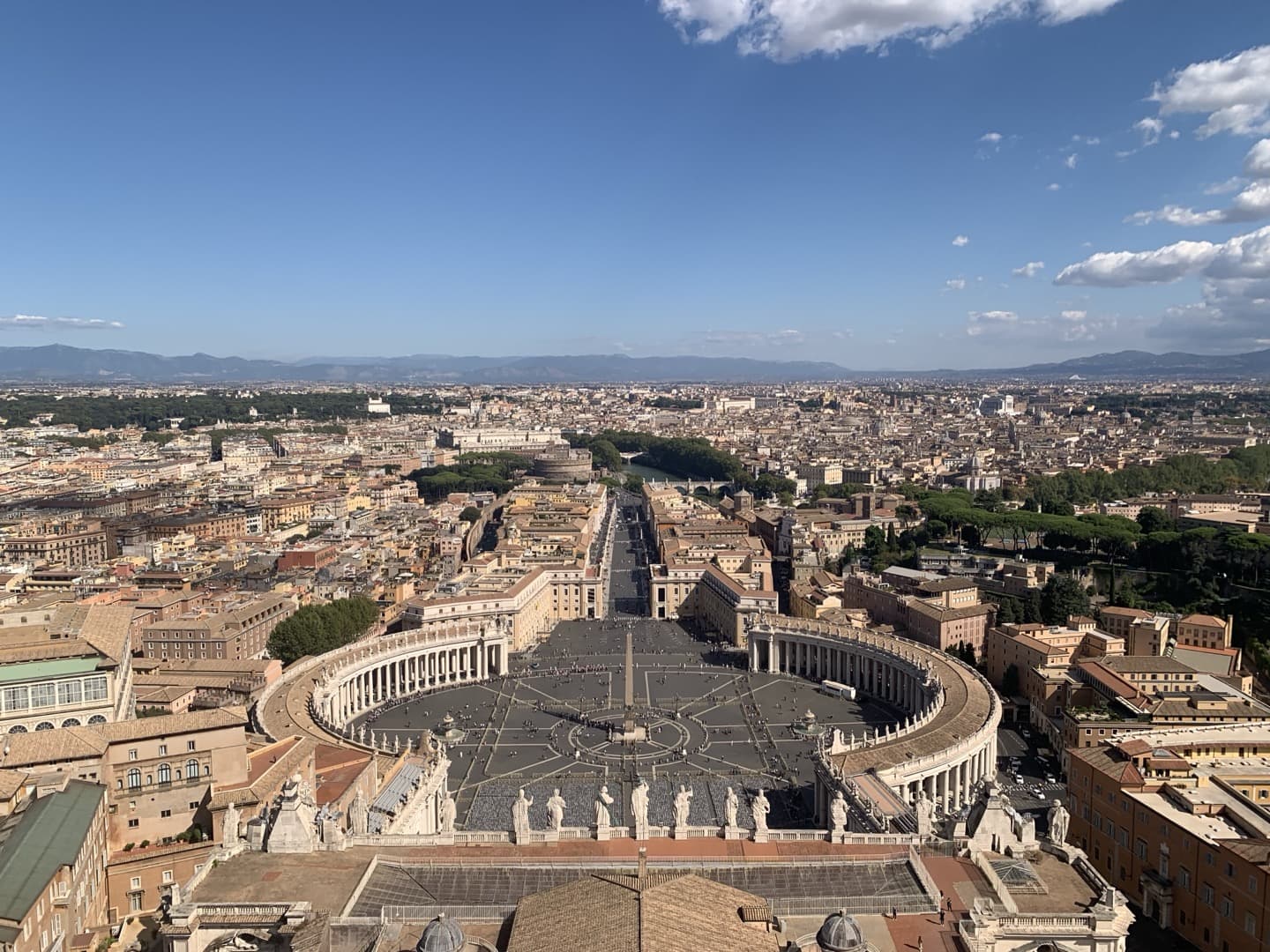 바티칸에서 본 로마전경