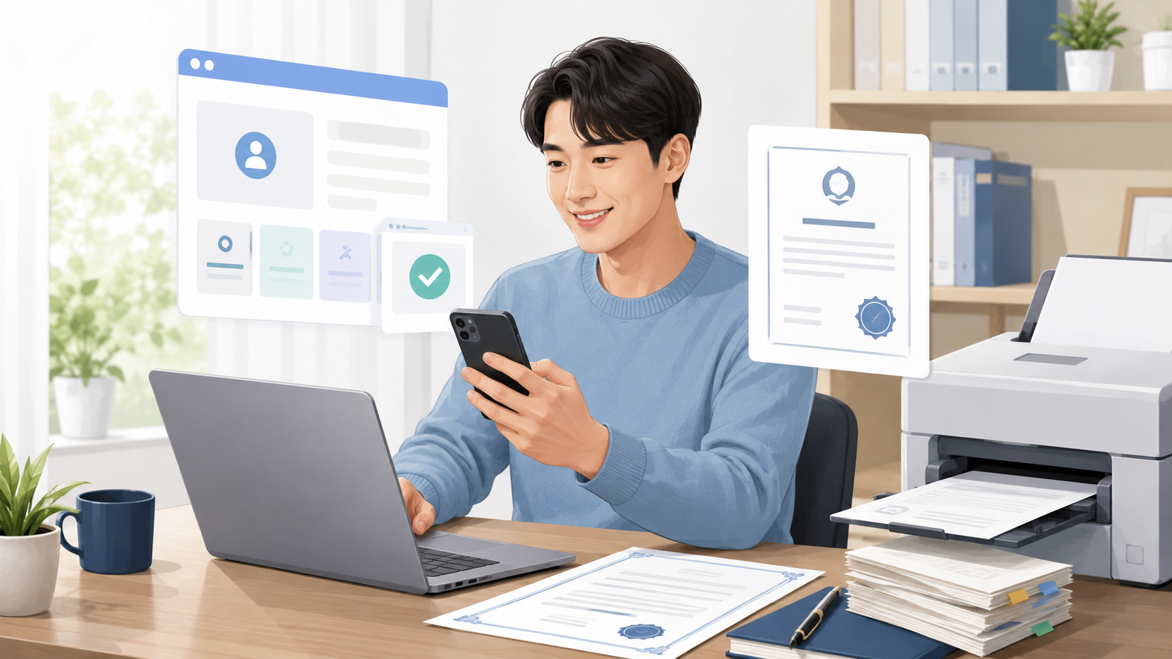 국민연금가입증명서 발급